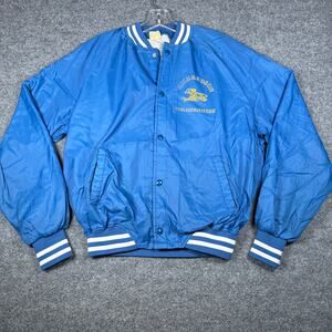 Vintage Chalk Line Men's Bomber Windbreaker Jacket - Imperfections - READ LOOK